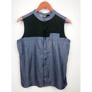 NWT Harley Davidson Chambray Women Sleeveless ✨